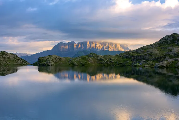 Reflet du Massif des Fiz